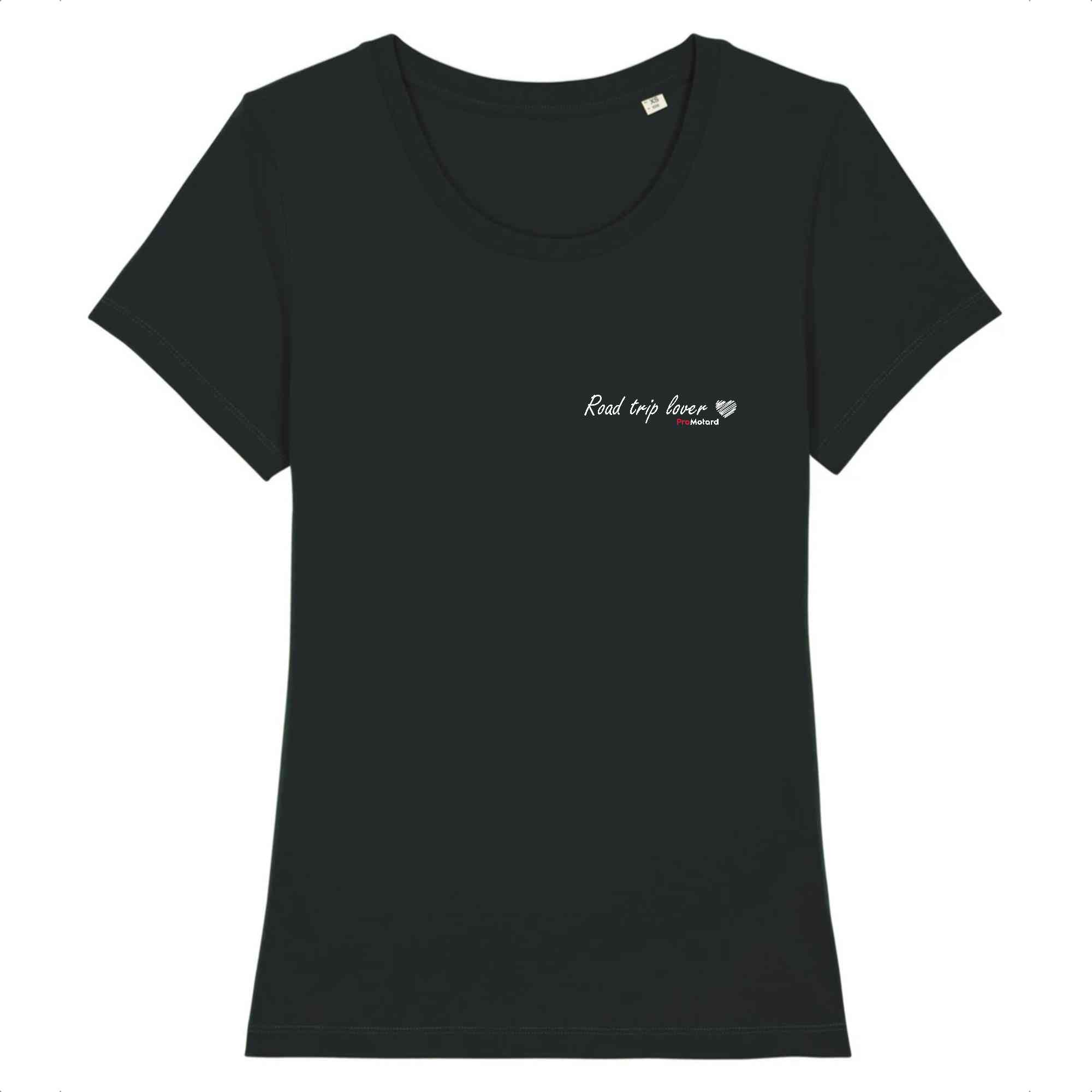 T-shirt Femme Noir – Coton bio & imprimé en France #12 T-shirt Femme Noir – Coton bio & imprimé en France #12